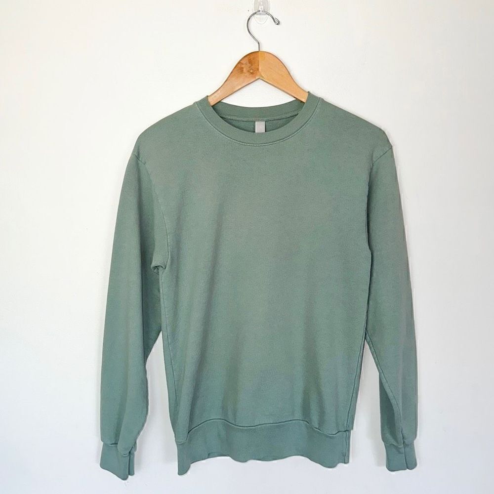 Los Angeles Apparel sage green crewneck sweater